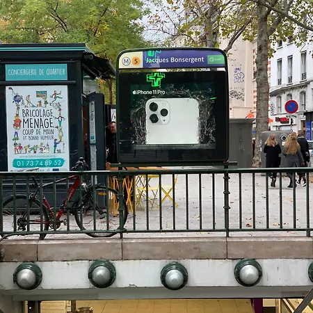 Vivez Au Coeur Du Centre De Paris! Métro à 1min - Proche Republique Parigi